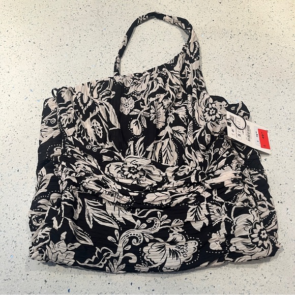 Zara printed one shoulder mini dress NWT - Picture 5 of 5